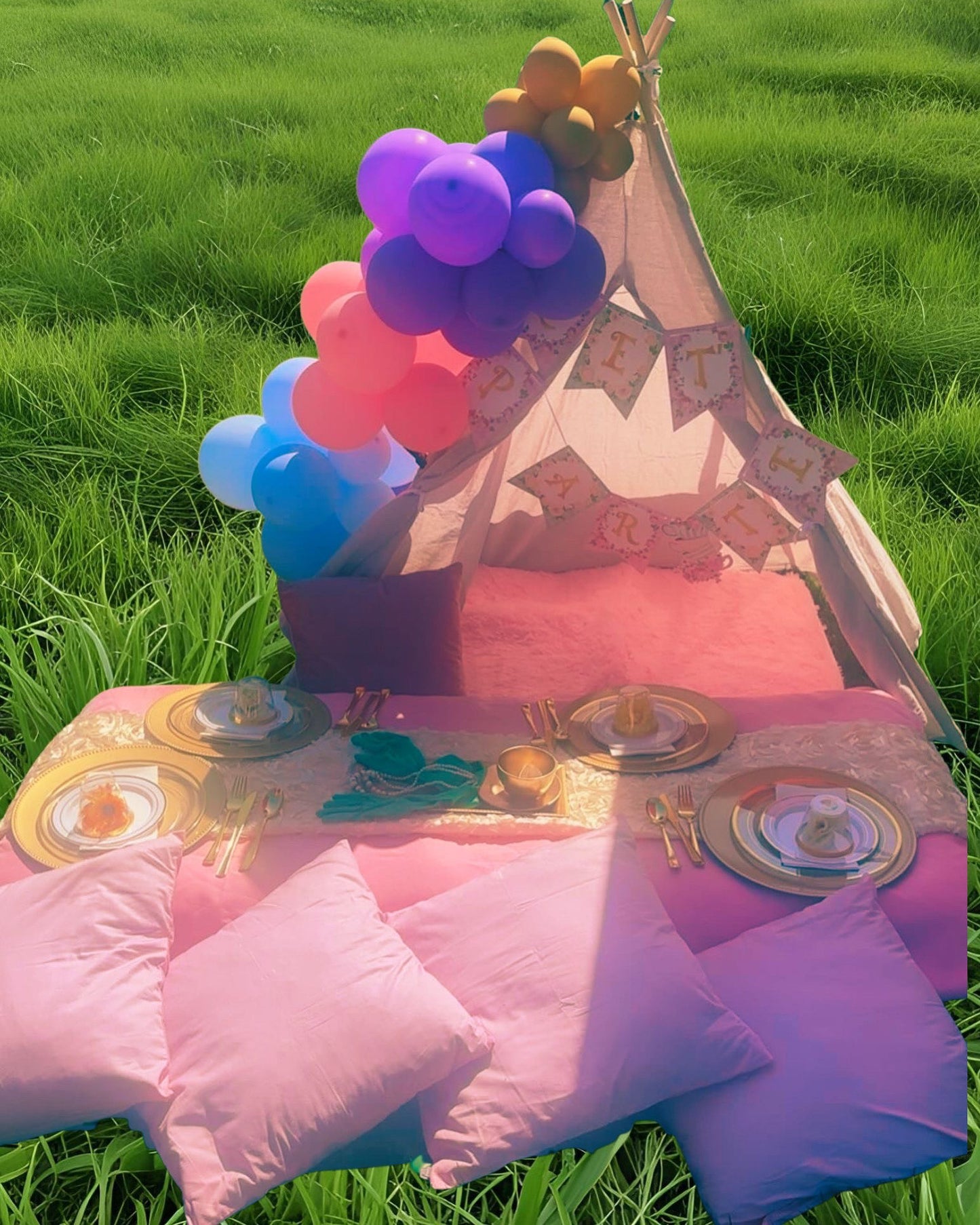 Adult Tee Pee Party